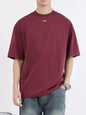 Men's Plus Size Round Neck Relaxed-Fit T-Shirt - Dark Purple -