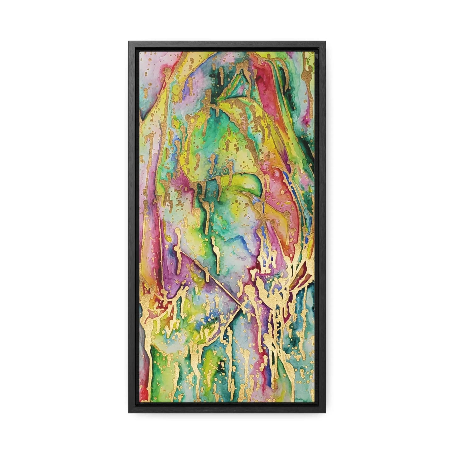 Acid Face Gallery Canvas Wraps, Vertical Frame 10″ x 20″ Premium Gallery Wraps (1.25″)