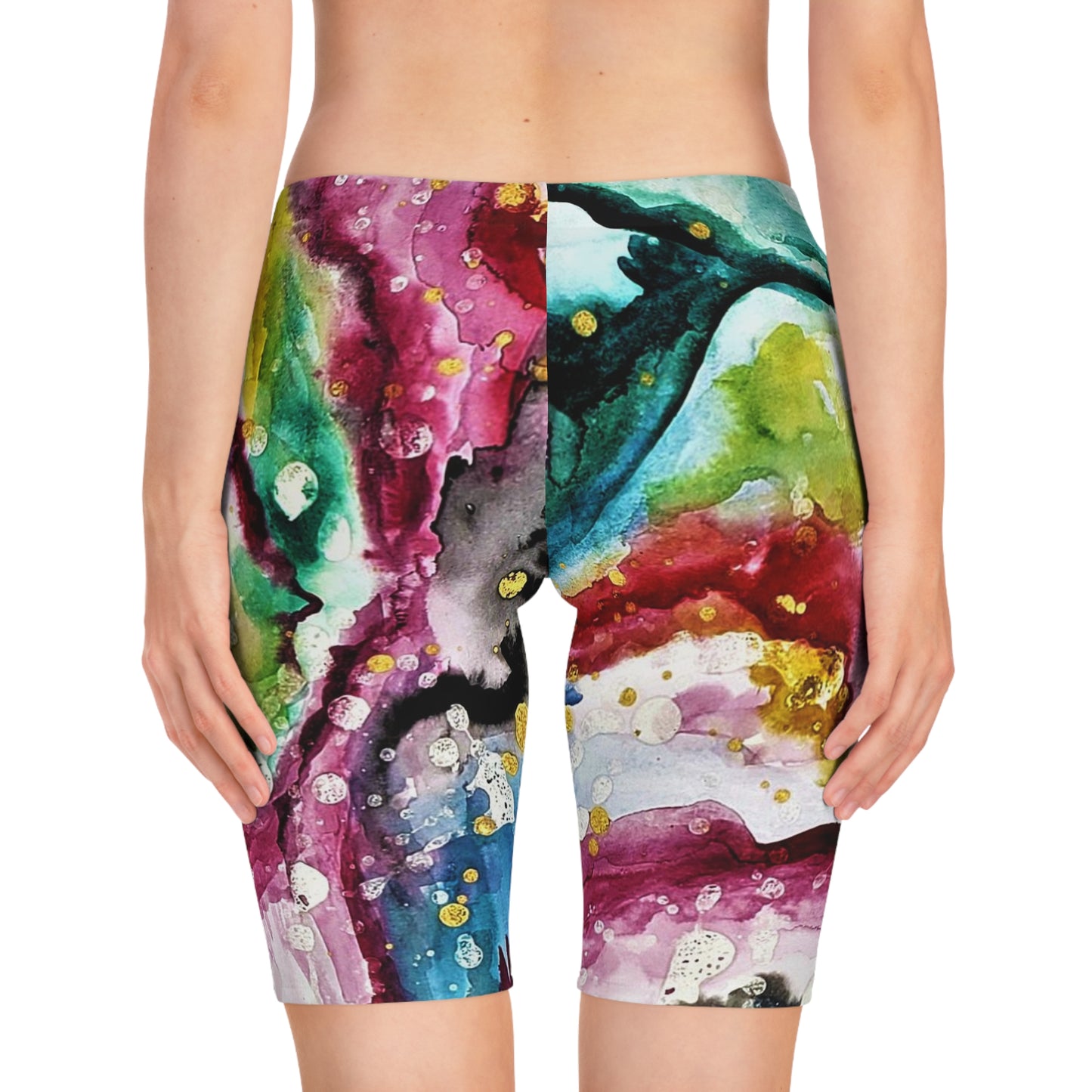 Cosmic Face Women's Bike Shorts