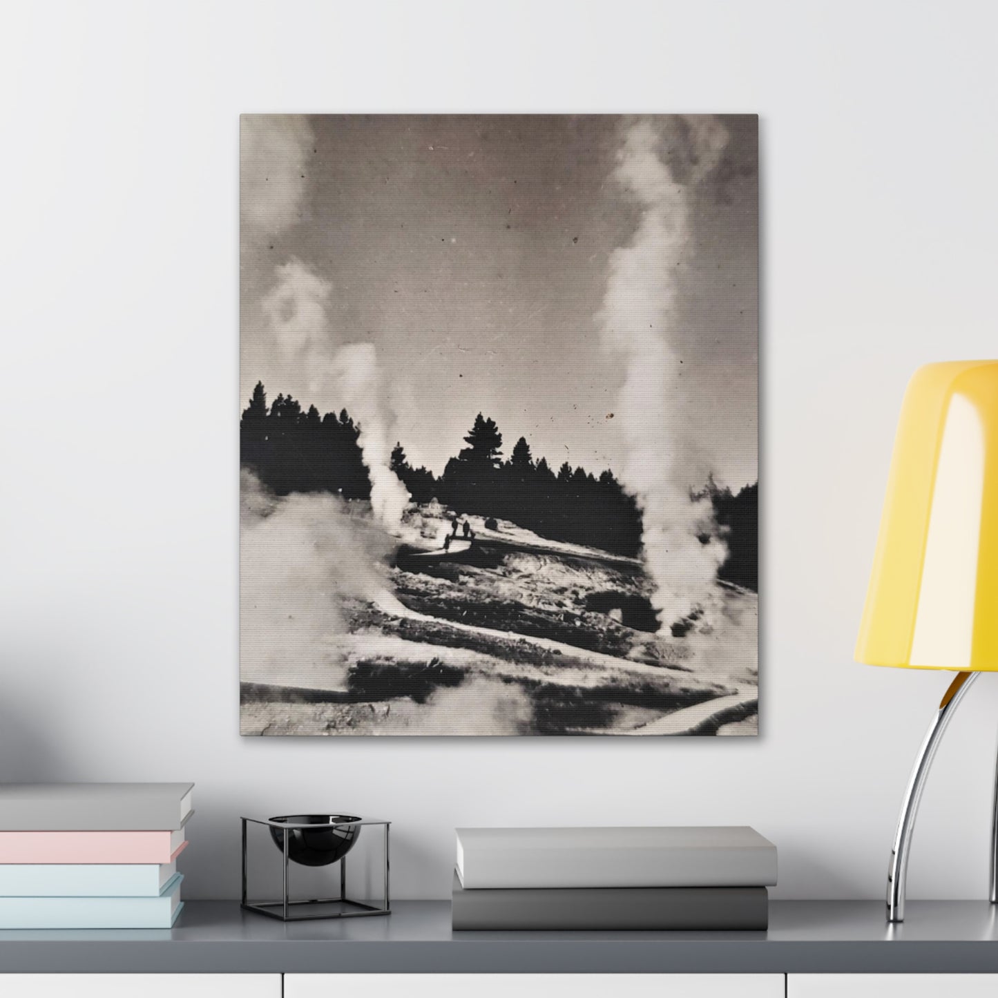 Norris Geyser Yellowstone Canvas Gallery Wraps