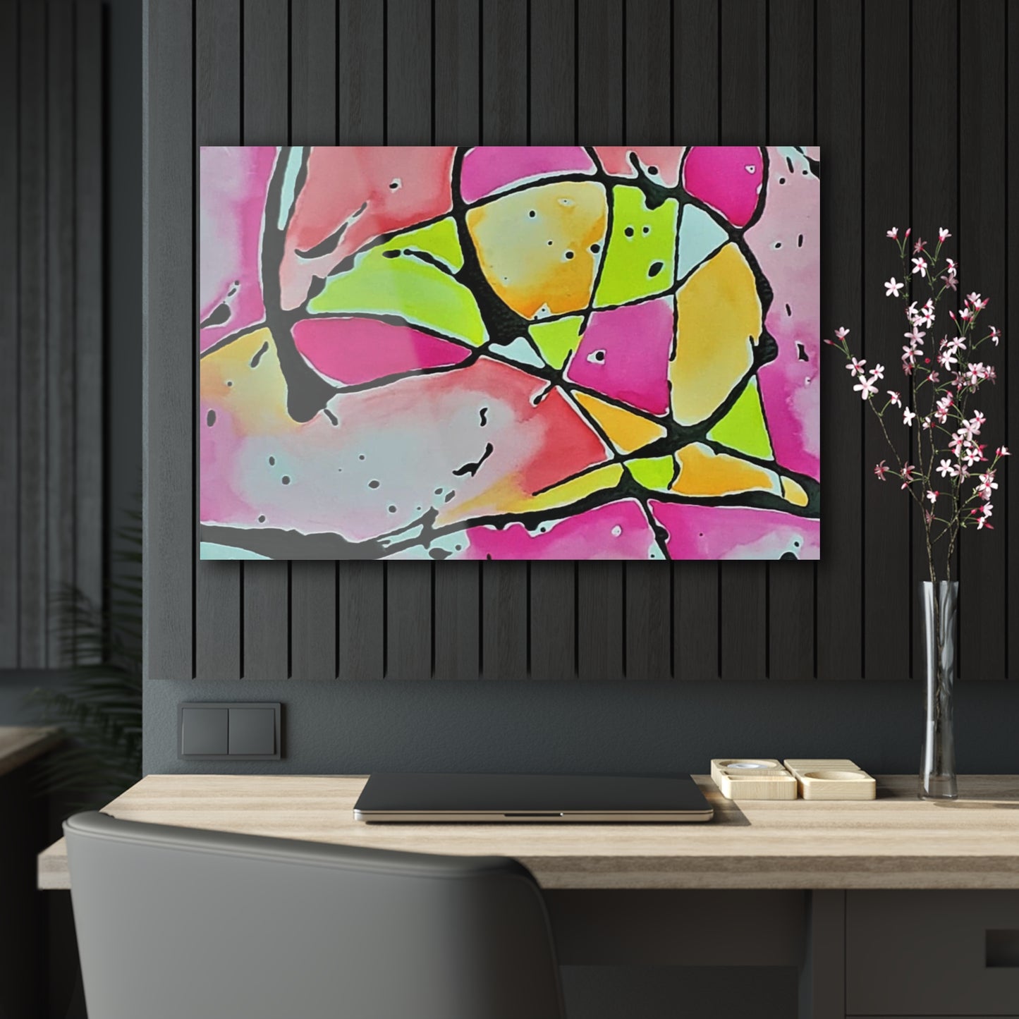 Pink Mouse Acrylic Prints