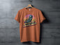 Raised on Landlines Retro Style Phone Design T-Shirt - Heather Autumn - T-Shirt