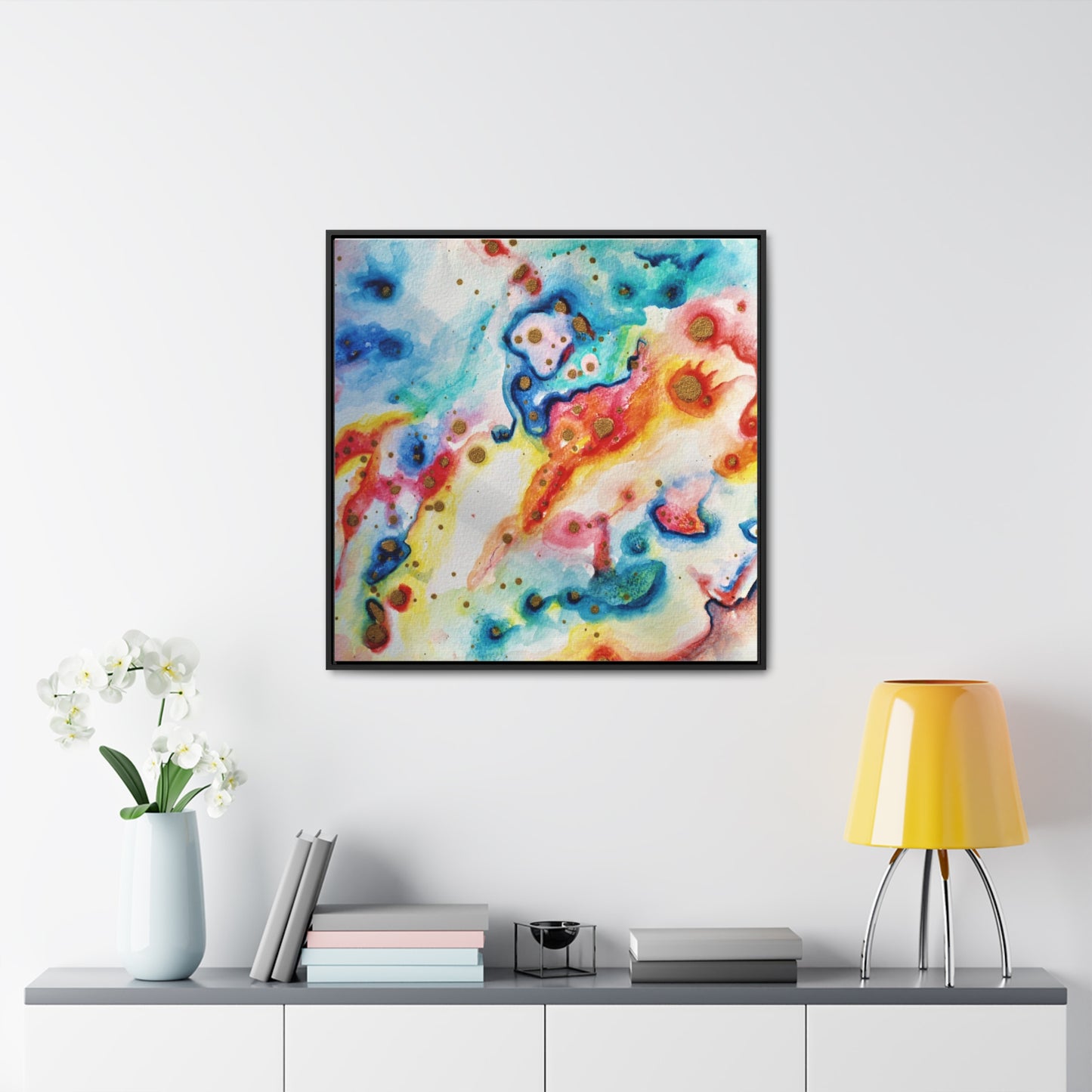 Blue Sky Angel Gallery Canvas Wraps, Square Frame