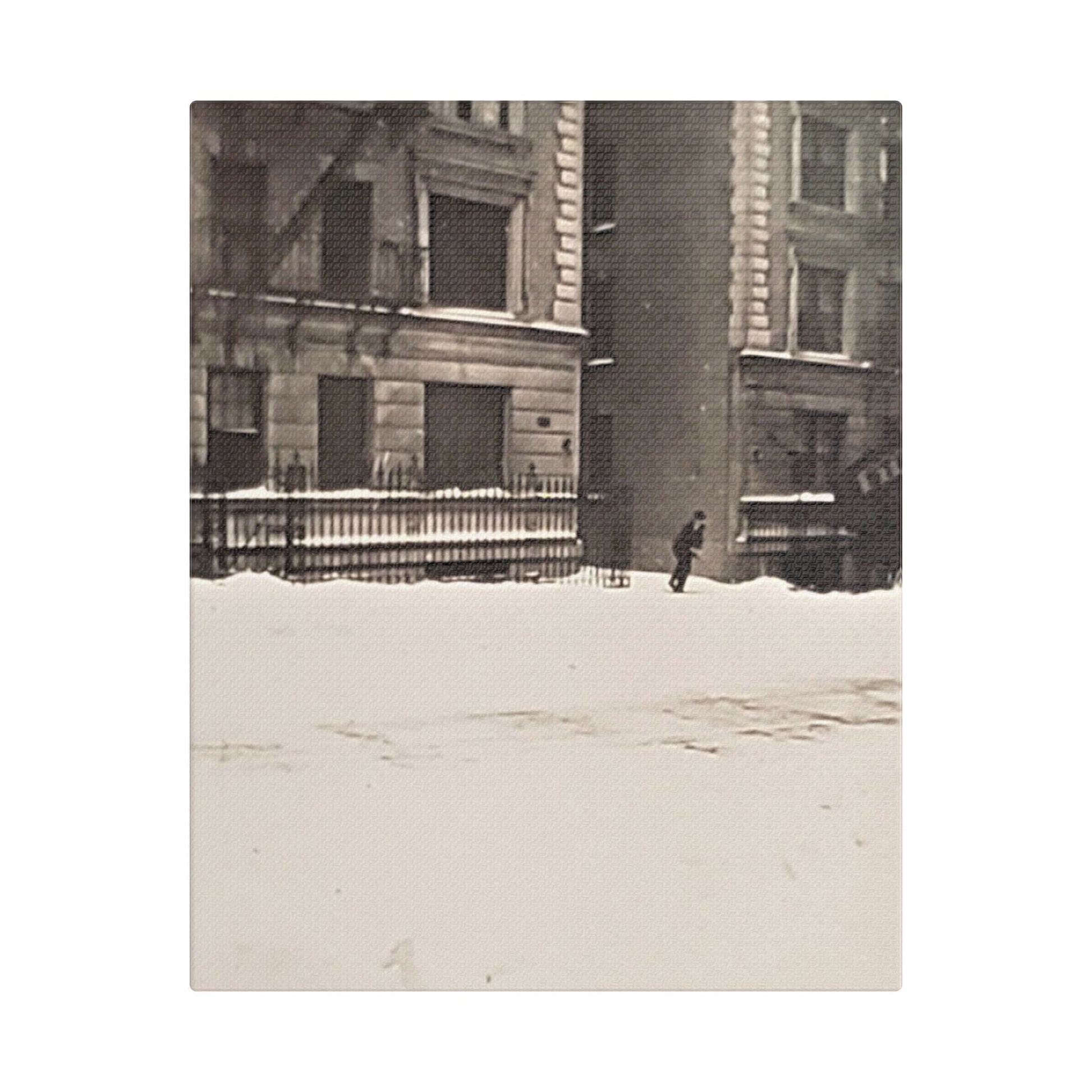 430 W 119th St New York Satin Canvas Stretched