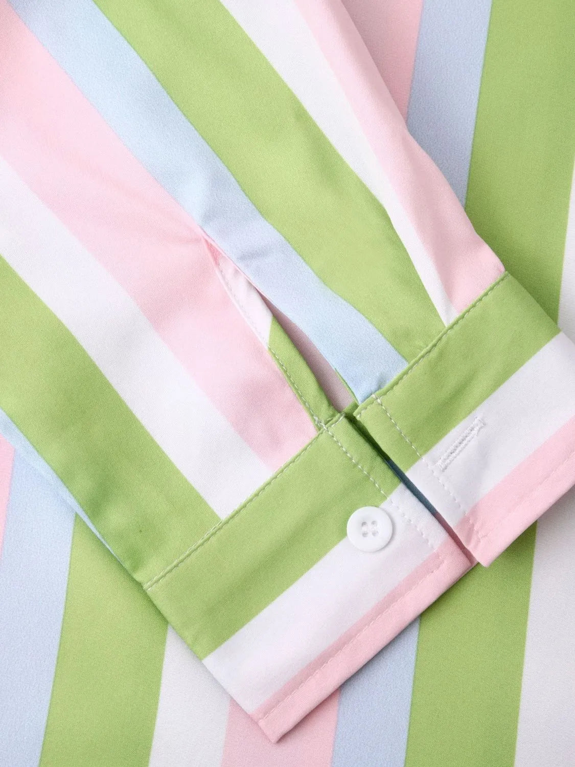 Men's Striped Collared Neck Shirt - -