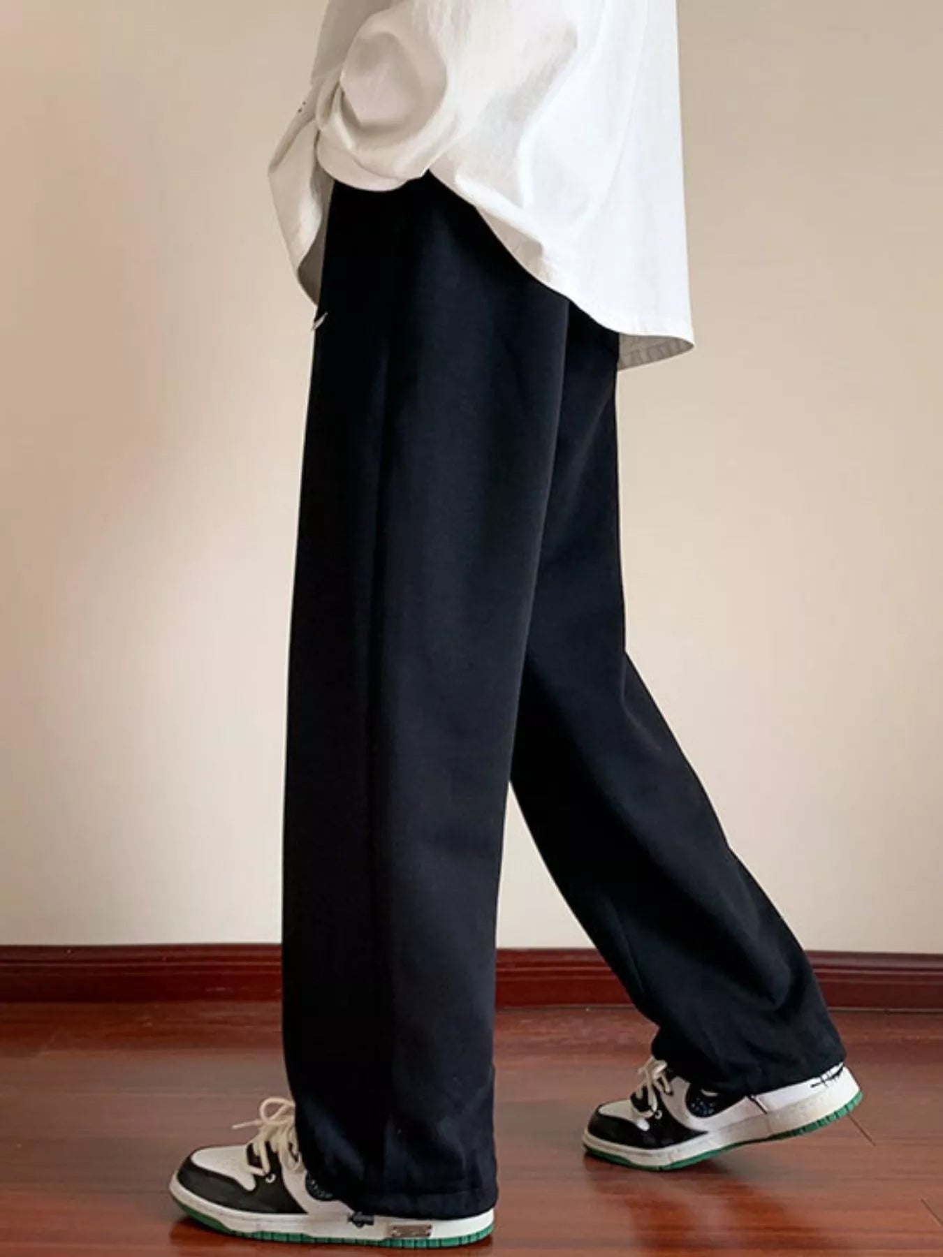 Men's Full Size Wide Leg Pants Plus Size - -