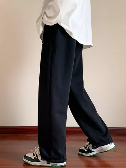 Men's Full Size Wide Leg Pants Plus Size - -