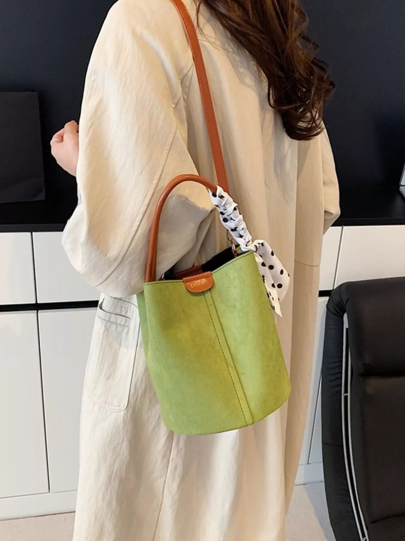 Bucket Crossbody Bag - -