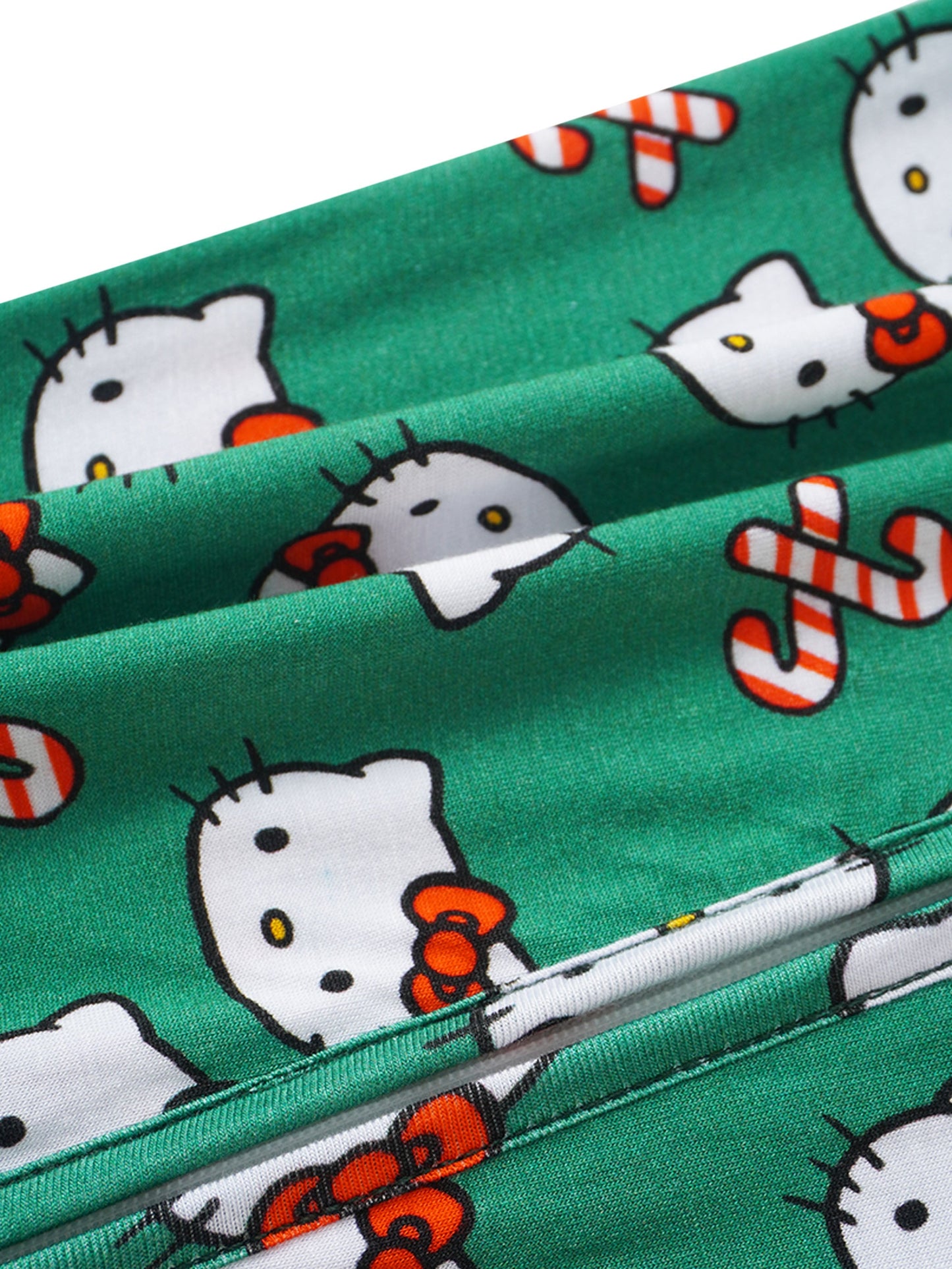 PoshTOT Sanrio Hello Kitty Green Bamboo Baby Convertible Zippy Romper - - Zippy Romper