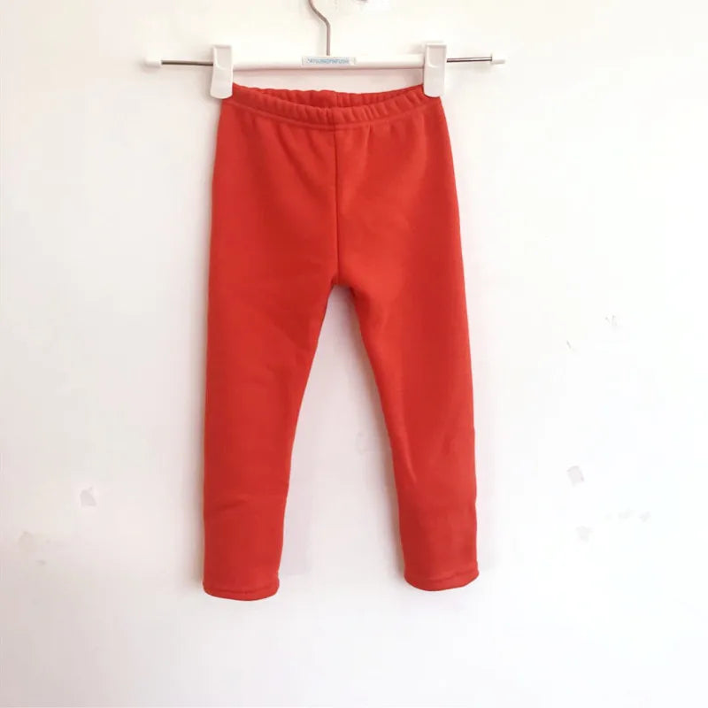 Girls Cotton Candy Color Pants orange