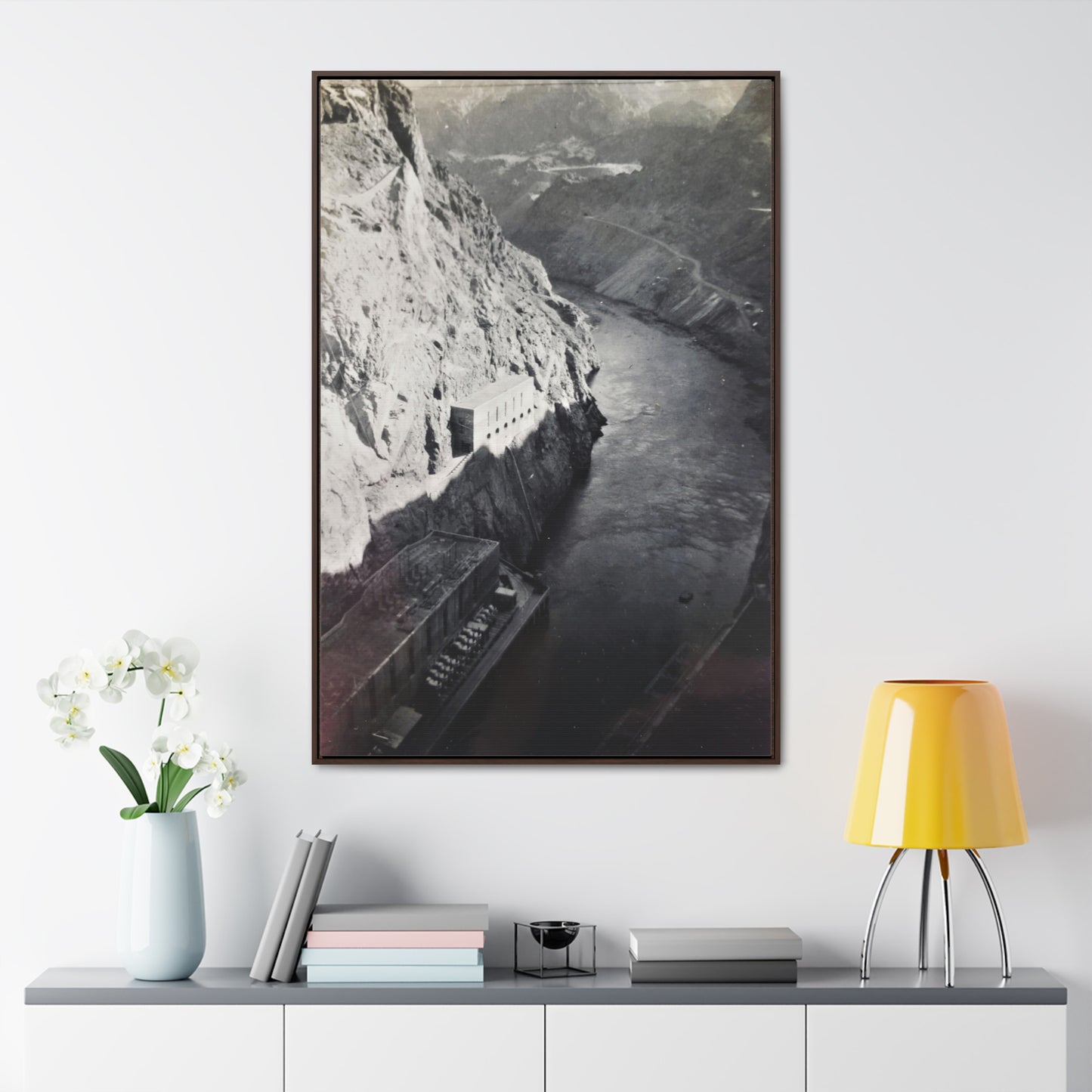 Boulder Dam Gallery Canvas Wraps, Vertical Frame