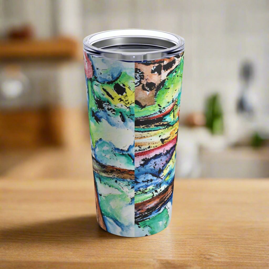 Owl In Flight Tumbler 20oz