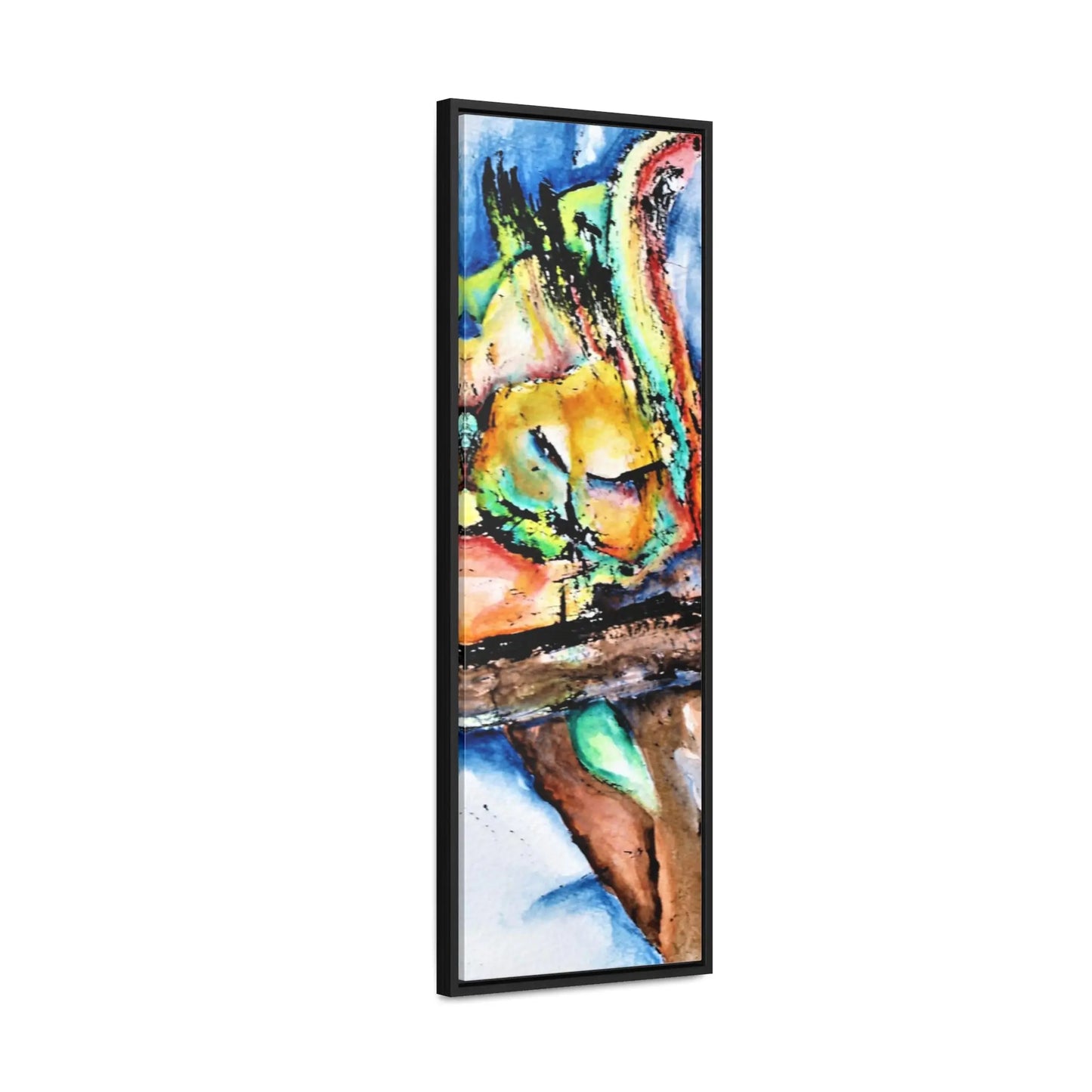 Owl In Flight Gallery Canvas Wraps, Vertical Frame