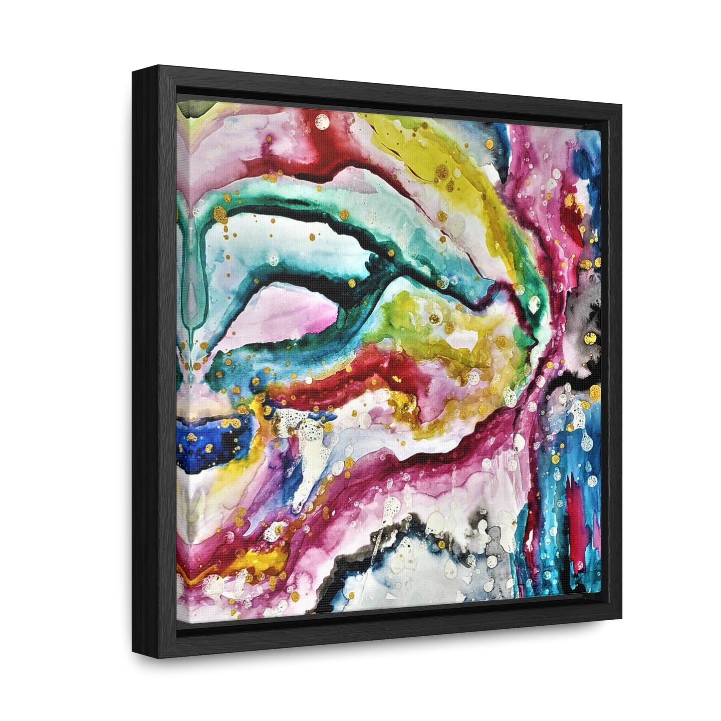 Cosmic Face Gallery Canvas Wraps, Square Frame