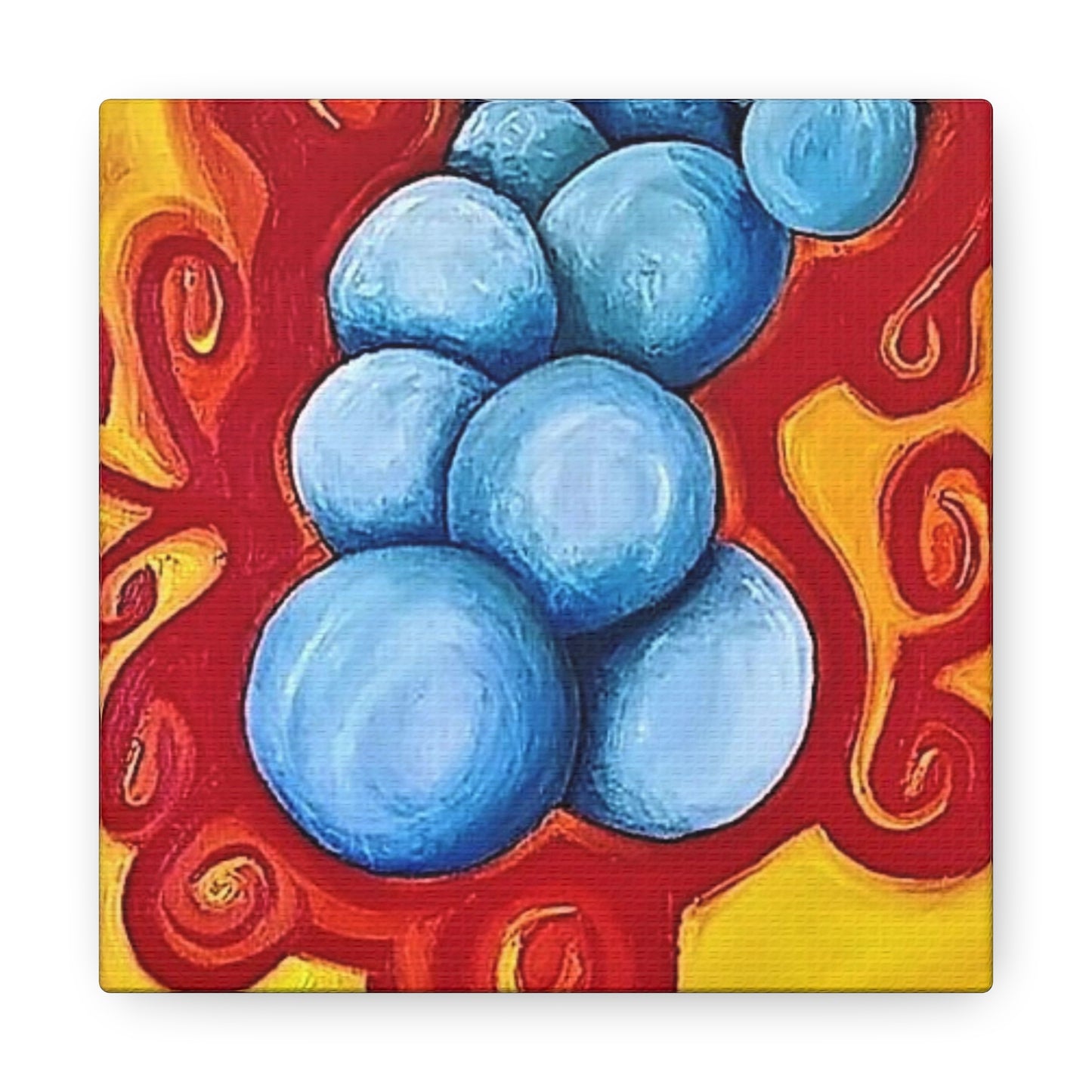 Blue Balls Canvas Gallery Wraps