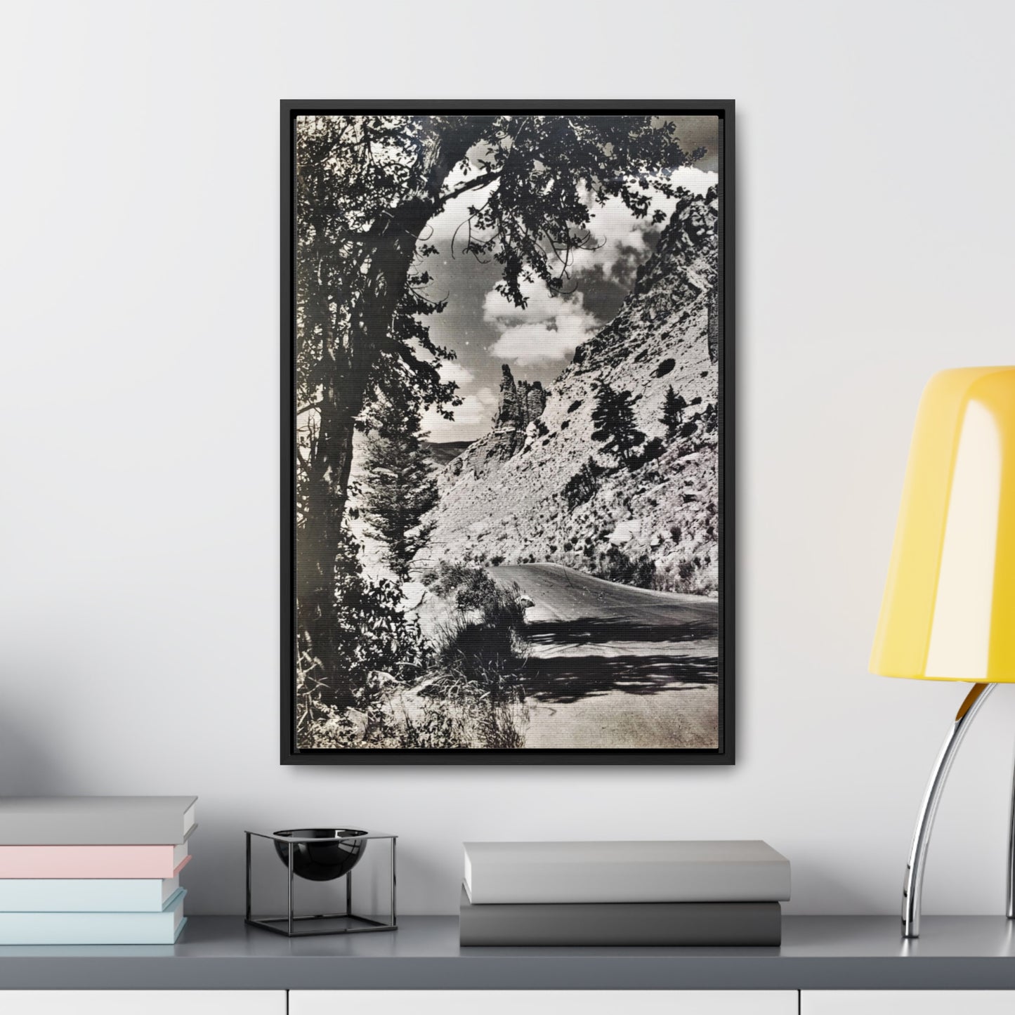 Eagle's Nest Rock Yellowstone Gallery Canvas Wraps, Vertical Frame