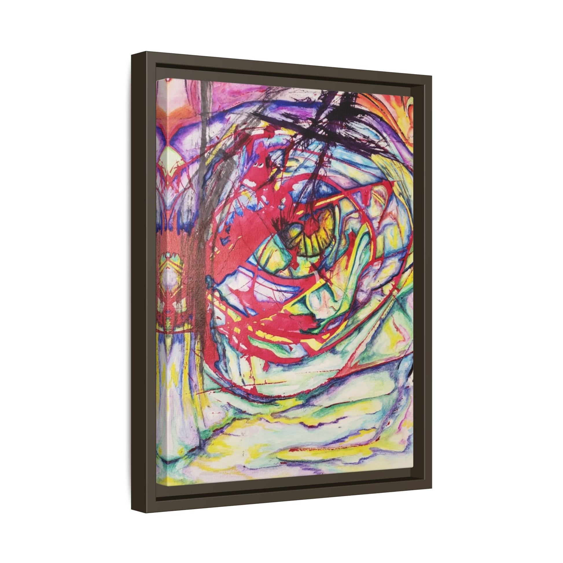 The Eye Framed Art Print - Kia Day Design