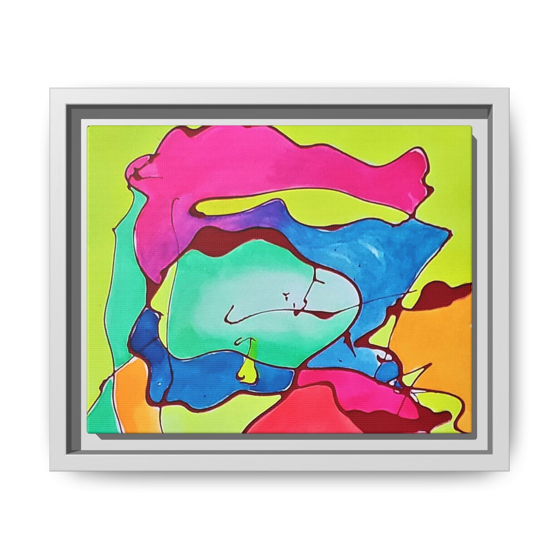 Kool Kid Matte Canvas Framed - Kia Day Design