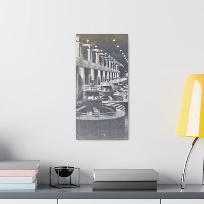 Boulder Dam Powerhouse Canvas Gallery Wraps 10″ x 20″ 1.25"