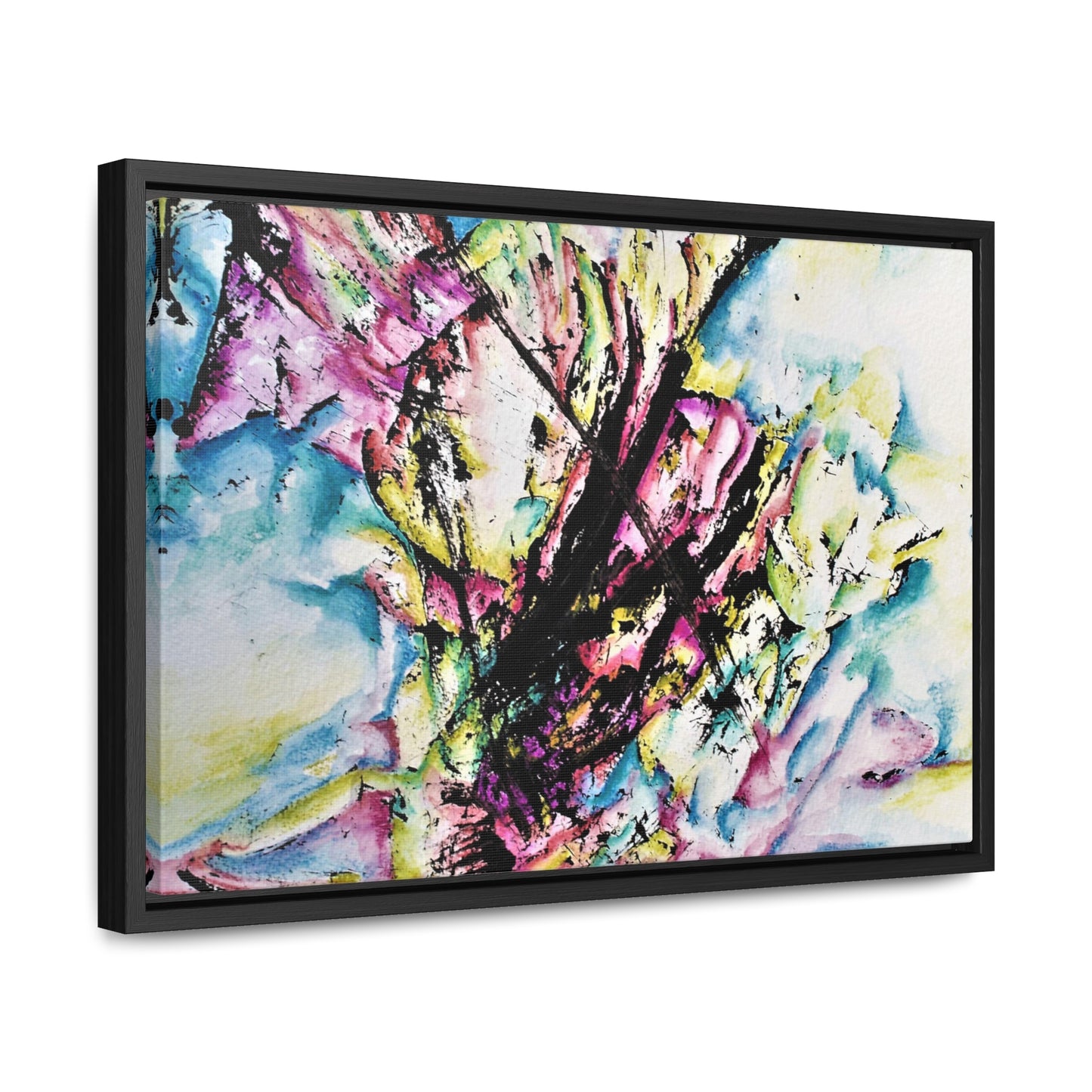 Kitty In Space Gallery Canvas Wraps, Horizontal Frame