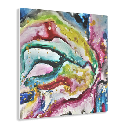 Cosmic Face Acrylic Prints 12″ x 12″ (Square) Glossy