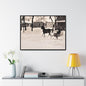 Carriage Ride Gallery Canvas Wraps Horizontal Frame 40″ x 30″ Black Premium Gallery Wraps (1.25″)