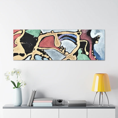 Angry Cat Canvas Gallery Wraps 60″ x 20″ 1.25"