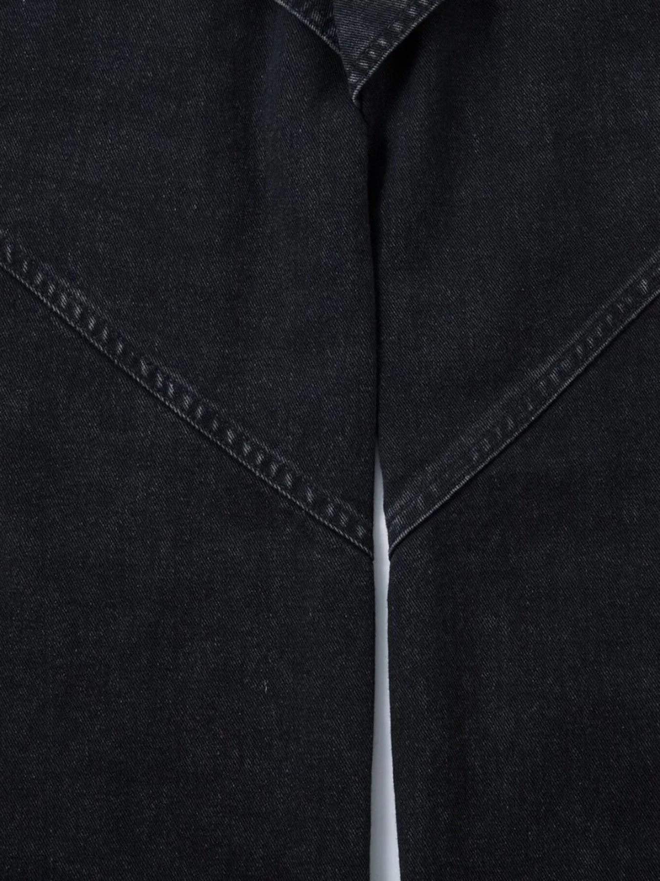 Men's Wide Leg Jeans - -