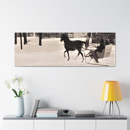 Carriage Ride Canvas Gallery Wraps 60″ x 20″ 1.25"