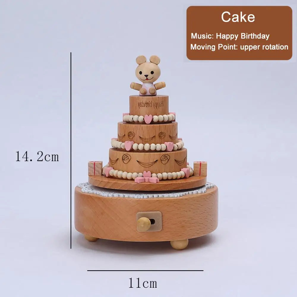 Wind Up Musical Box Wooden Music Box Wood Crafts