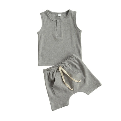 Babies Summer Tank and Shorts Set