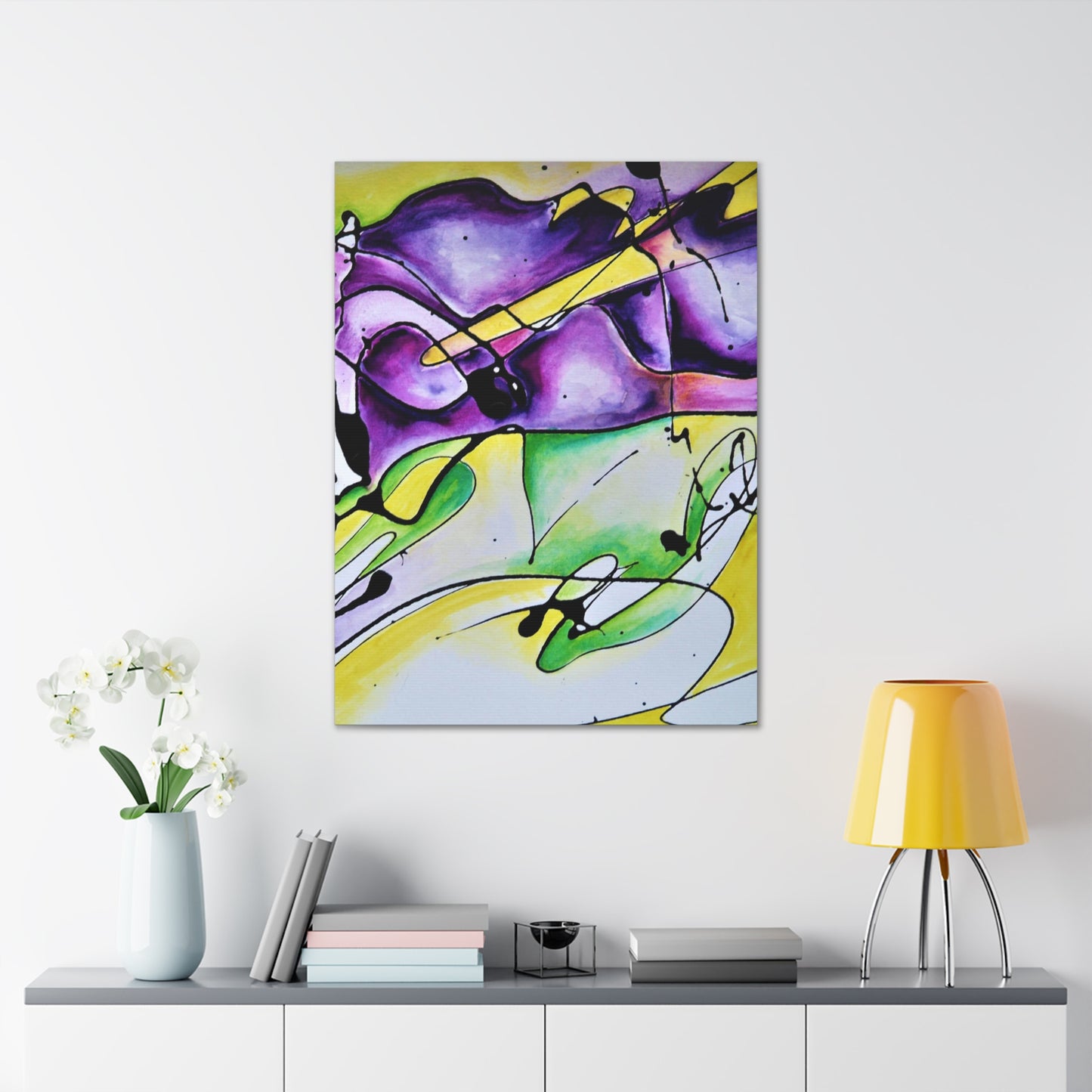 Purple Mountains Canvas Gallery Wraps