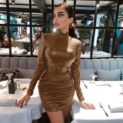 Vintage Leather Dress - - dress