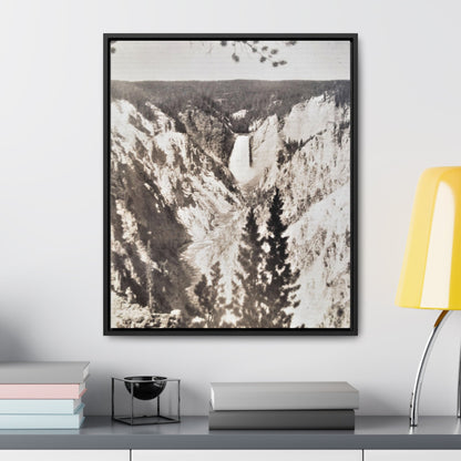 Artists Point Yellowstone Gallery Canvas Wraps Vertical Frame 20″ x 24″ 1.25" Black