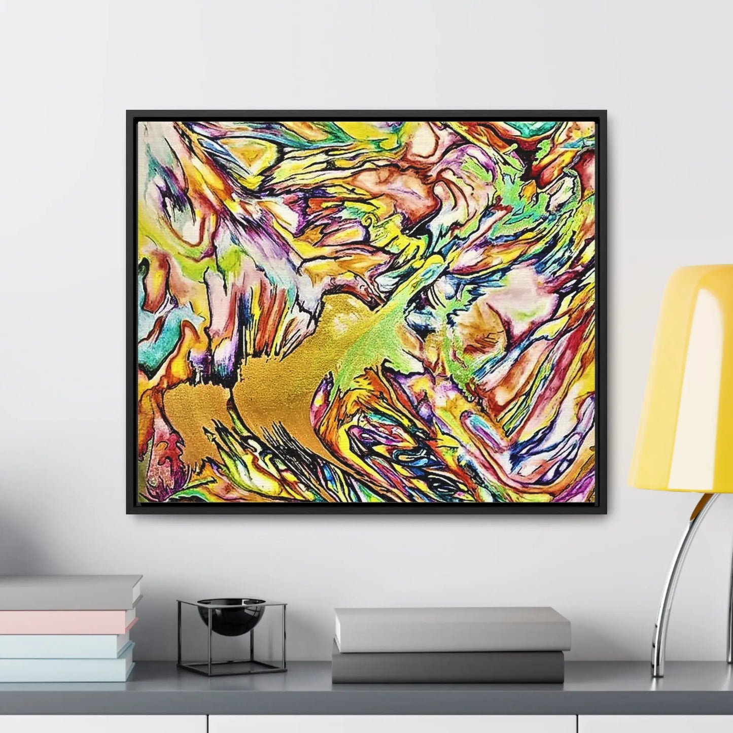 Phoenix Rising Gallery Canvas Wraps, Horizontal Frame