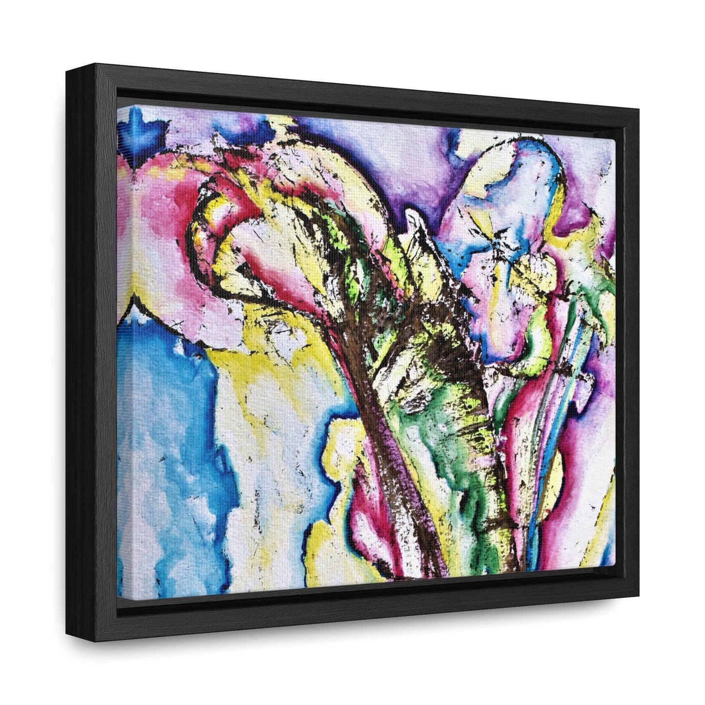 Calla Lilies Gallery Canvas Wraps, Horizontal Frame