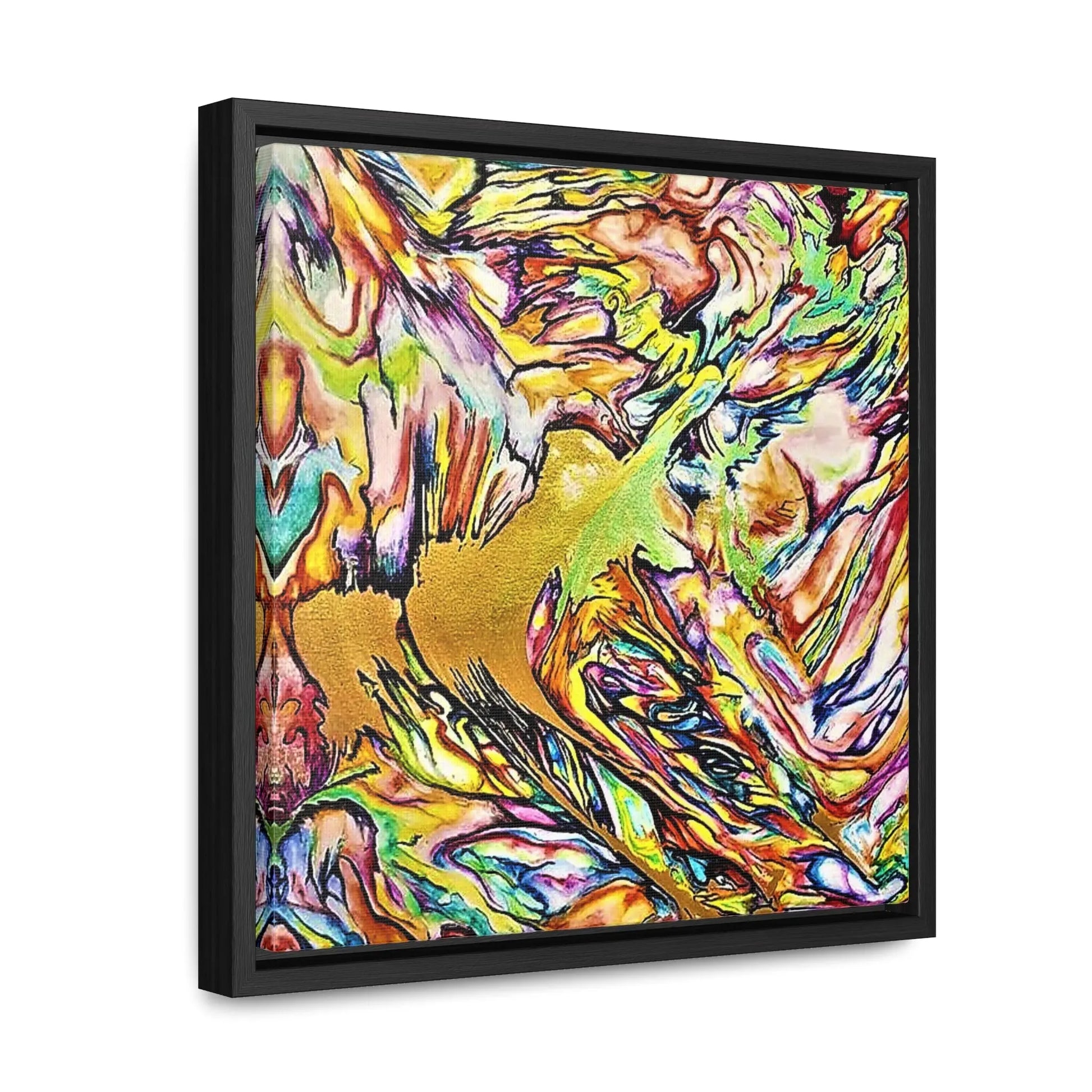 Phoenix Rising Gallery Canvas Wraps, Square Frame