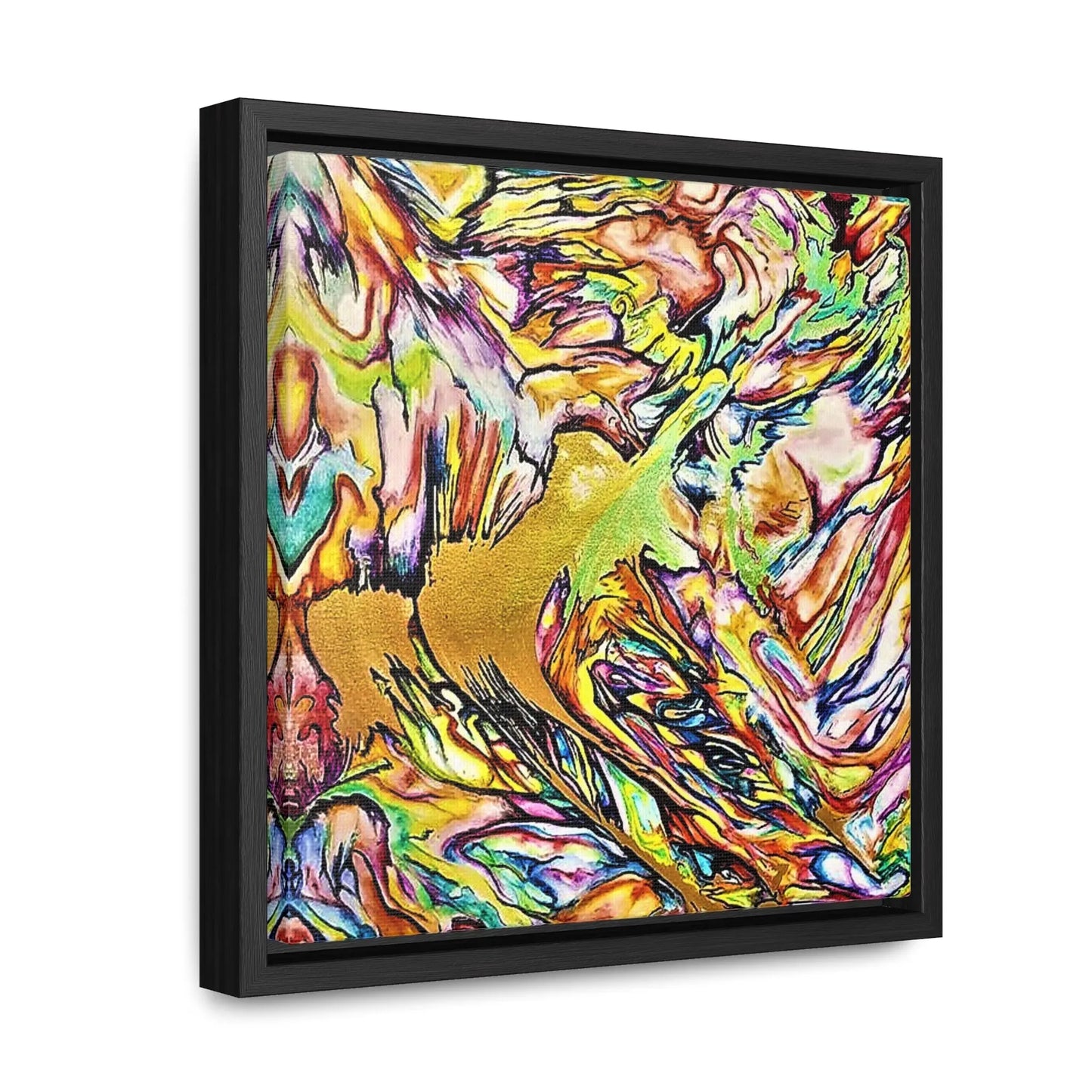 Phoenix Rising Gallery Canvas Wraps, Square Frame