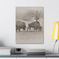 Buffalo at Redwood Falls Canvas Gallery Wraps 18″ x 24″ 1.25"