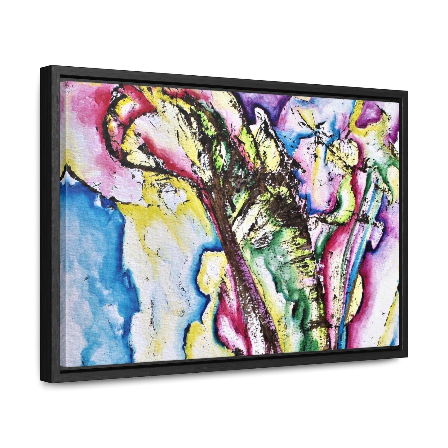 Calla Lilies Gallery Canvas Wraps, Horizontal Frame