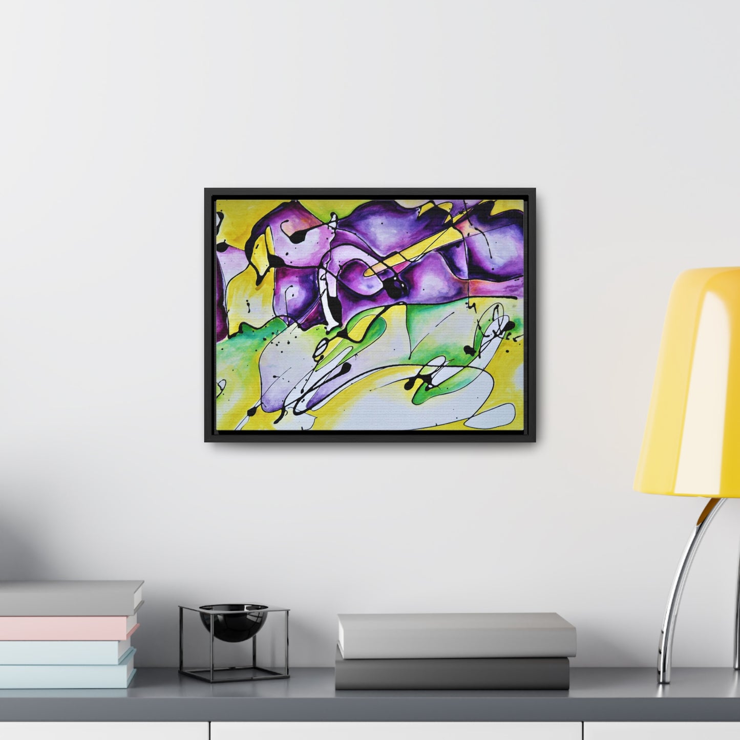 Purple Mountains Gallery Canvas Wraps, Horizontal Frame