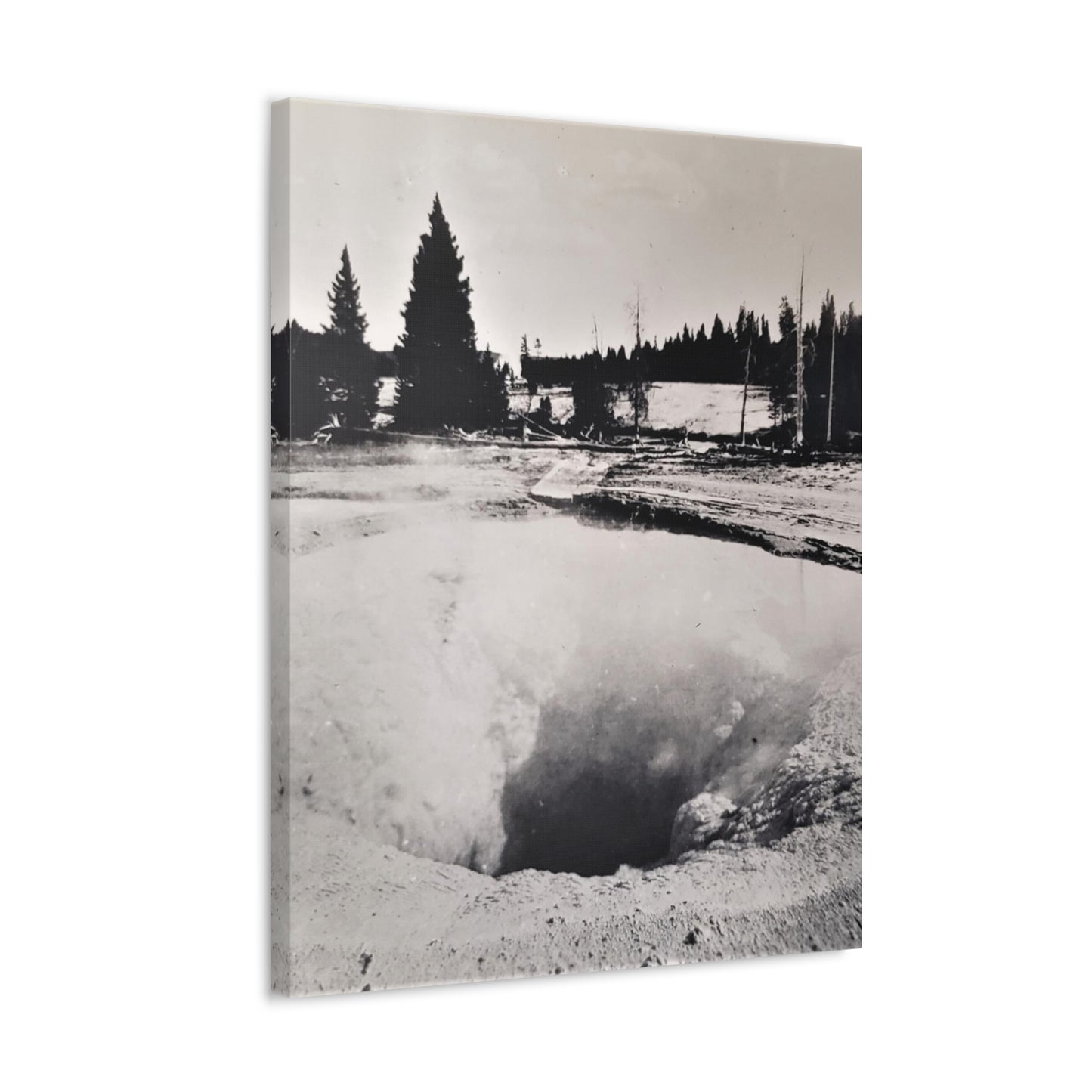 Morning Glory Pool Yellowstone Stretched Canvas