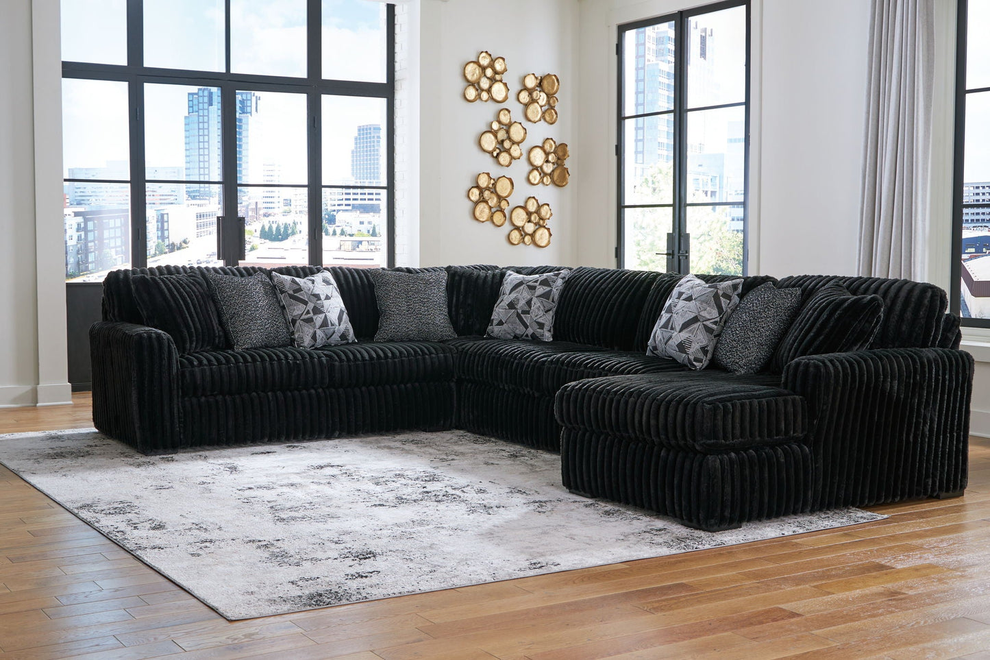 Midnight-Madness - Sectional - - Stationary Sectionals