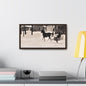 Carriage Ride Gallery Canvas Wraps Horizontal Frame 20″ x 10″ Walnut Premium Gallery Wraps (1.25″)