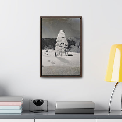 Liberty Cap Yellowstone Gallery Canvas Wraps Vertical Frame 12″ x 18″ 1.25" Walnut