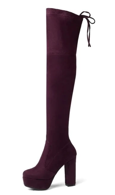 Women's Over the Knee Boots - Kia Day Design