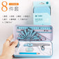 8Pcs/Set  Ruler Compass Pencil Set