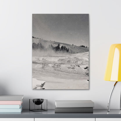 Mammoth Hot Springs Canvas Gallery Wraps 18″ x 24″ 1.25"