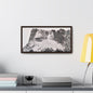Black Hills Mount Rushmore Gallery Canvas Wraps Horizontal Frame 20″ x 10″ Walnut 1.25"