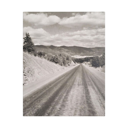 Western Road Satin Canvas Stretched 11″ x 14″ (Vertical) 1.5"